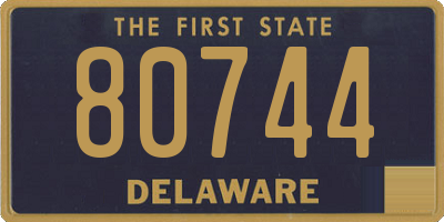 DE license plate 80744