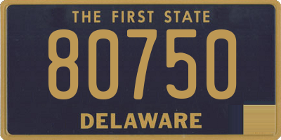 DE license plate 80750
