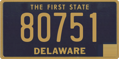 DE license plate 80751