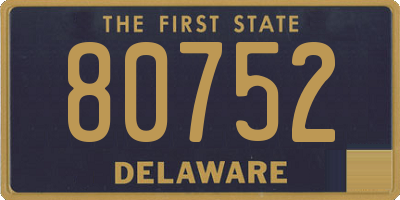 DE license plate 80752