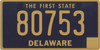 DE license plate 80753