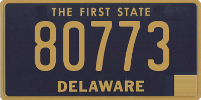 DE license plate 80773