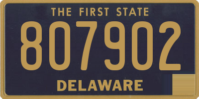 DE license plate 807902