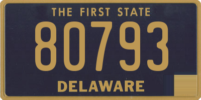 DE license plate 80793