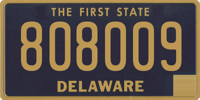 DE license plate 808009