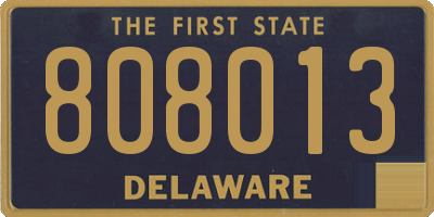 DE license plate 808013