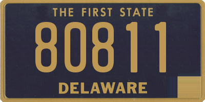 DE license plate 80811