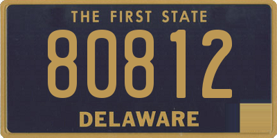 DE license plate 80812