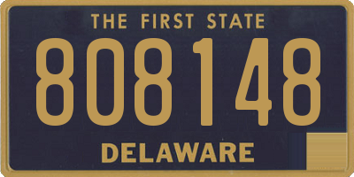 DE license plate 808148