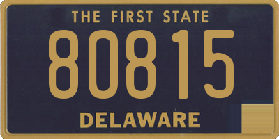 DE license plate 80815