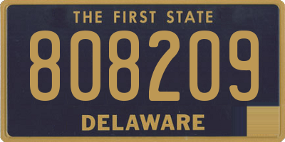 DE license plate 808209