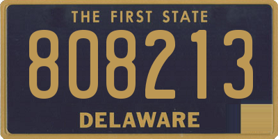 DE license plate 808213