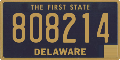 DE license plate 808214