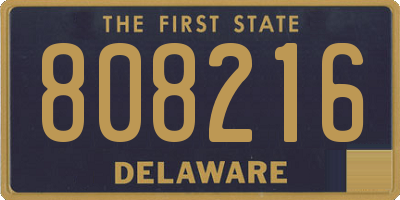 DE license plate 808216