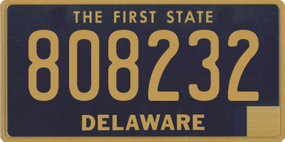 DE license plate 808232