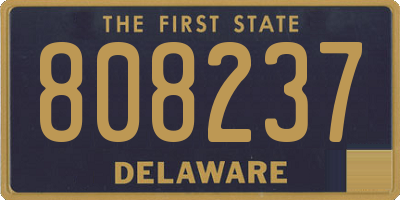 DE license plate 808237