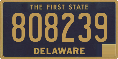DE license plate 808239