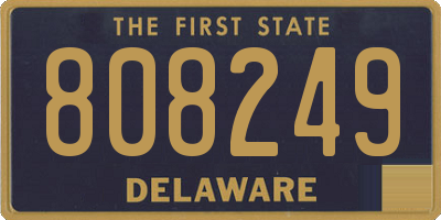DE license plate 808249