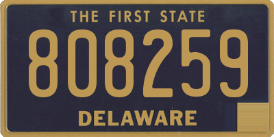 DE license plate 808259