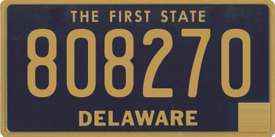 DE license plate 808270
