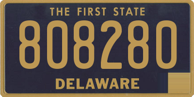 DE license plate 808280