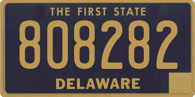 DE license plate 808282