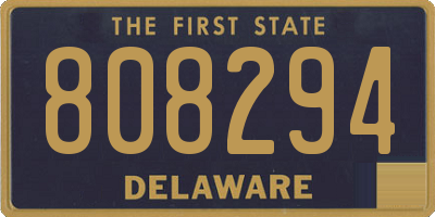 DE license plate 808294