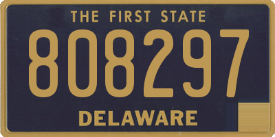 DE license plate 808297