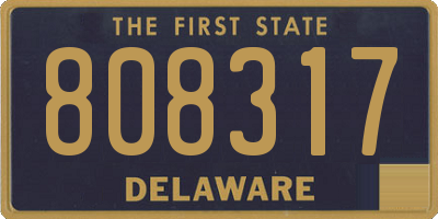 DE license plate 808317
