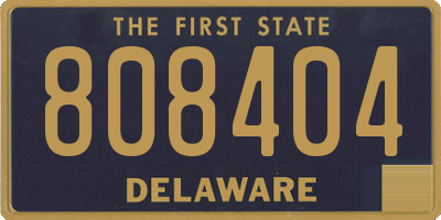 DE license plate 808404