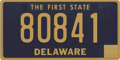 DE license plate 80841