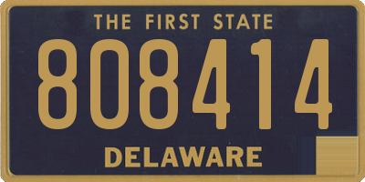 DE license plate 808414