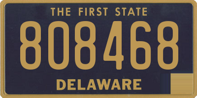 DE license plate 808468