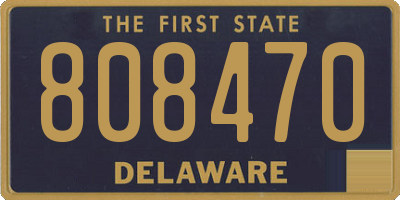 DE license plate 808470
