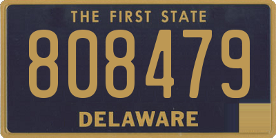 DE license plate 808479