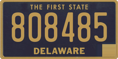 DE license plate 808485