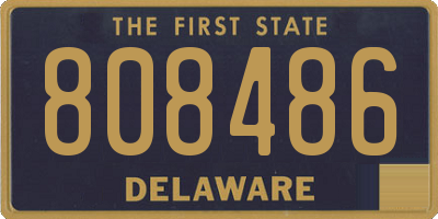 DE license plate 808486