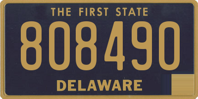 DE license plate 808490