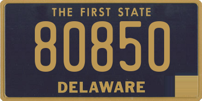 DE license plate 80850