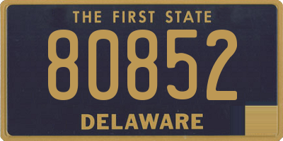DE license plate 80852