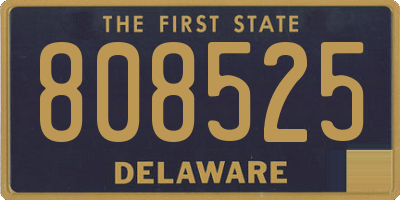 DE license plate 808525