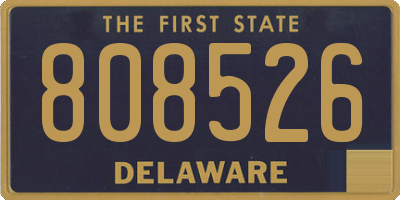 DE license plate 808526