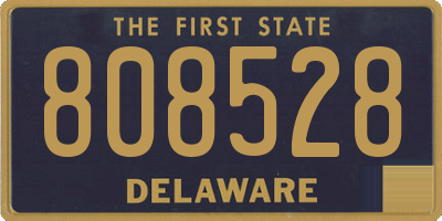 DE license plate 808528