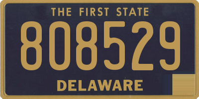 DE license plate 808529