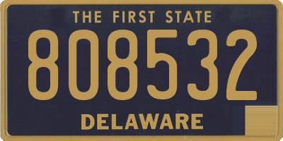 DE license plate 808532