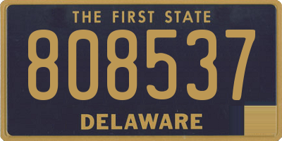 DE license plate 808537