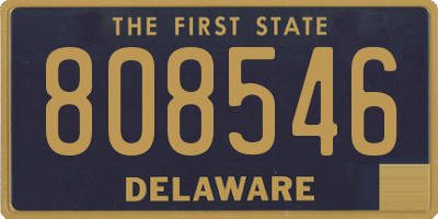 DE license plate 808546