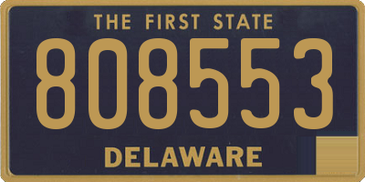 DE license plate 808553