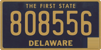 DE license plate 808556