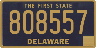 DE license plate 808557